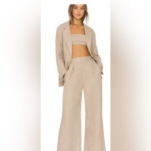 Free People Can't Get Enough Linen Summer Suit NWT